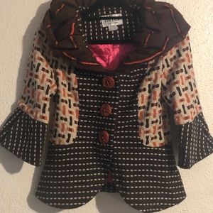 An REN New York Peplum Jacket Sz XS